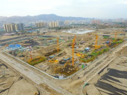 蘭州恒大山水城項(xiàng)目D、E地塊土石方工程施工